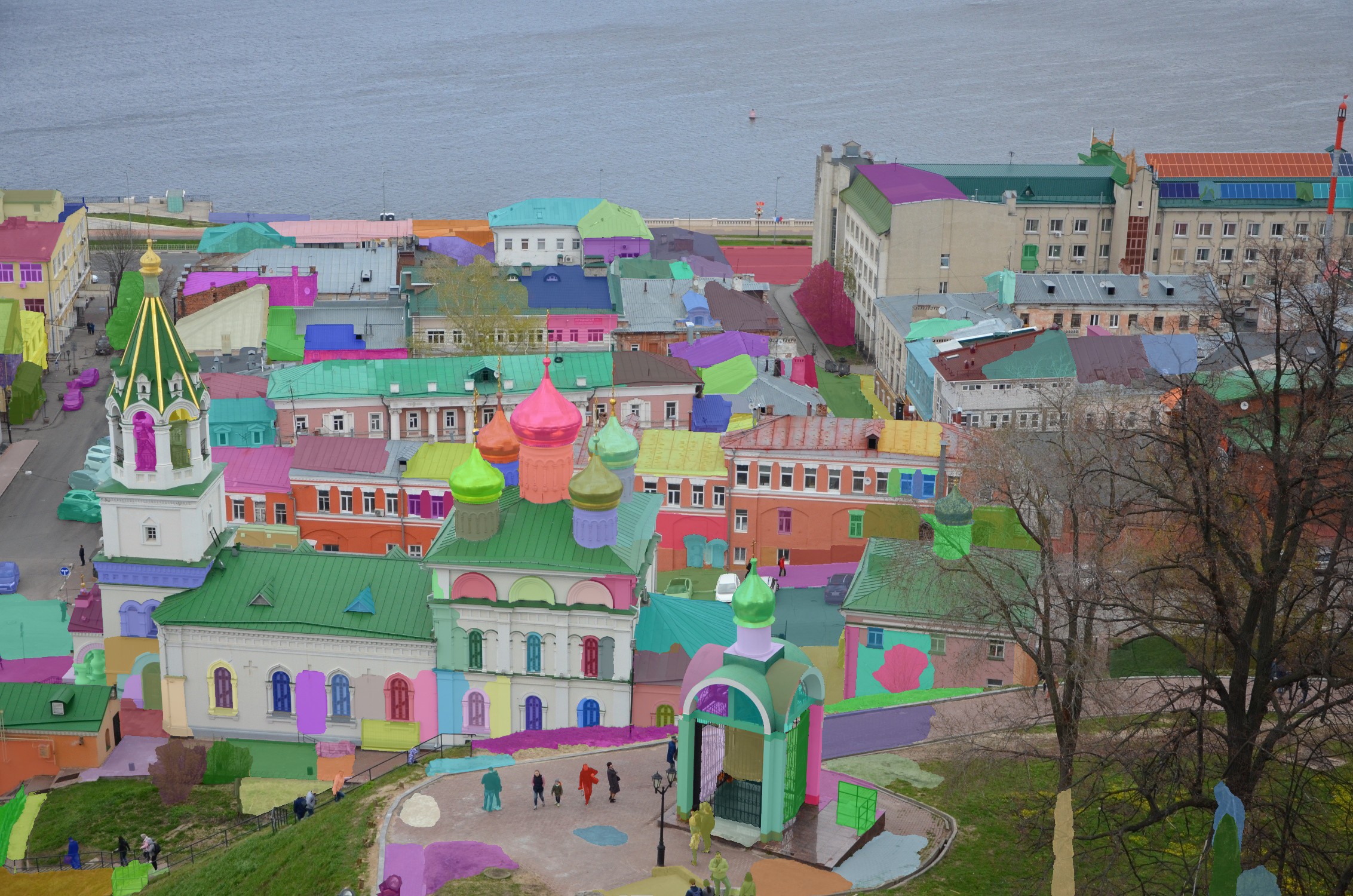 Whole image segmentation granularity 0.17